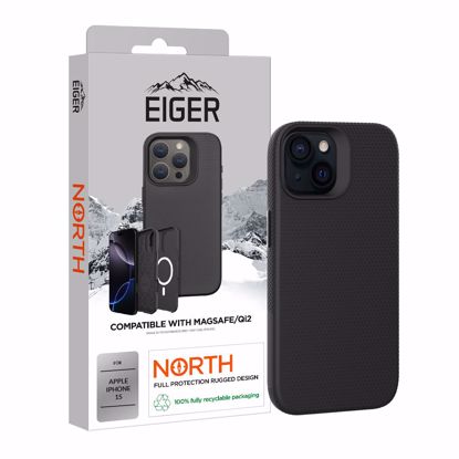 Picture of Eiger Eiger North Magsafe Case for Apple iPhone 15 in Black
