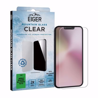 Picture of Eiger Eiger Mountain Glass CLEAR Screen Protector GRS for iPhone 16e/ 14/ 13