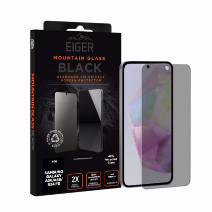Picture of Eiger Eiger Mountain BLACK Privacy Screen Protector GRS for Samsung Galaxy A36 / A56 / S24 FE